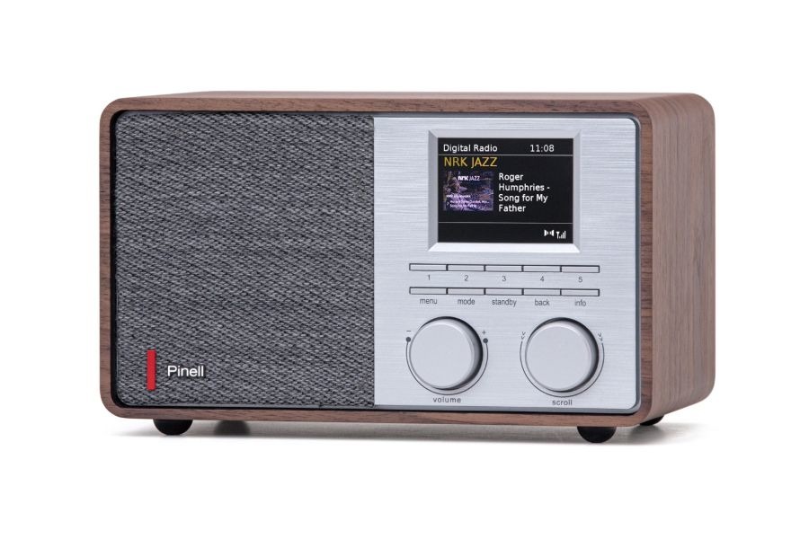 Pinell Supersound 201w Dab+-internet Tafelradio Walnoothout