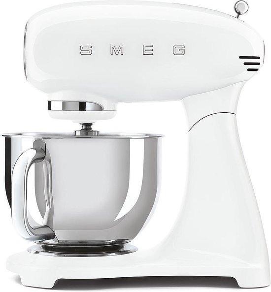 SMEG Keukenmachine SMF03WHEU Wit - 800 W - Full Color