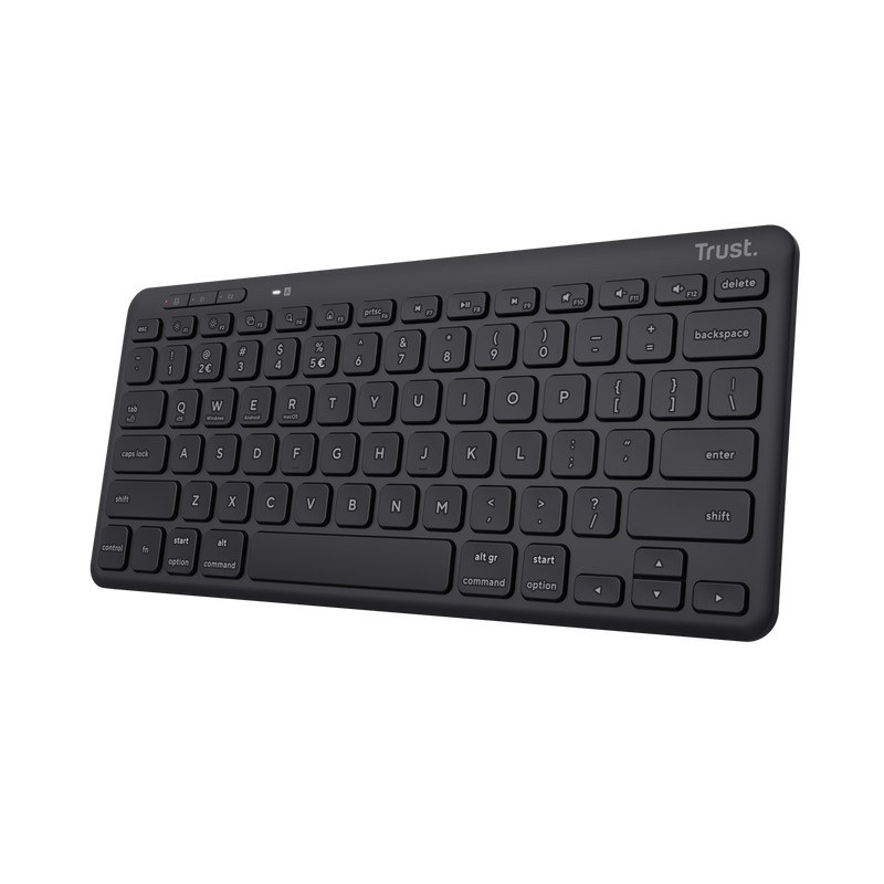 Trust Lyra Compact Draadloze Keyboard & Mouse Set Toetsenbord Zwart