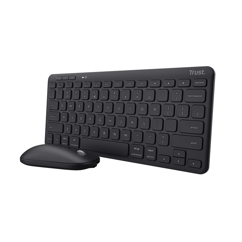 Trust Lyra Compact Draadloze Keyboard & Mouse Set Toetsenbord