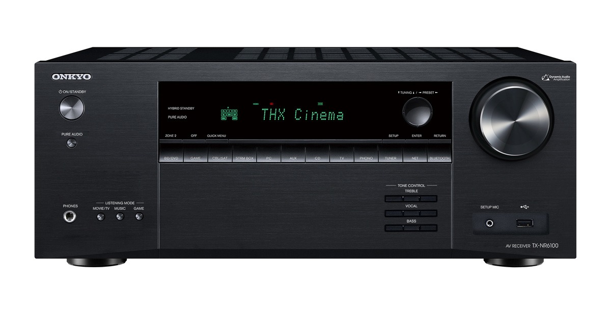 Onkyo TXNR6100 Receiver Zwart