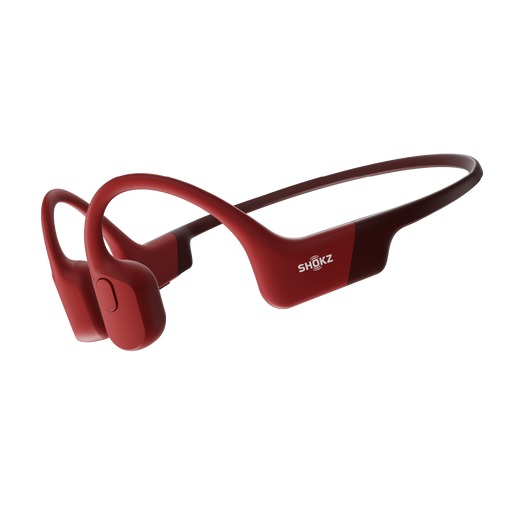 Shokz OpenRun Bone conduction hoofdtelefoon Red