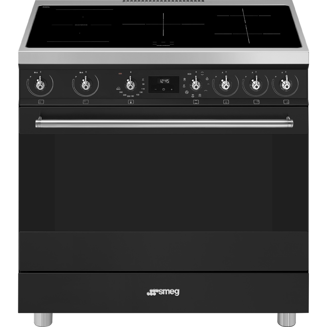 Smeg C9IMMB2 Inductie fornuis Zwart