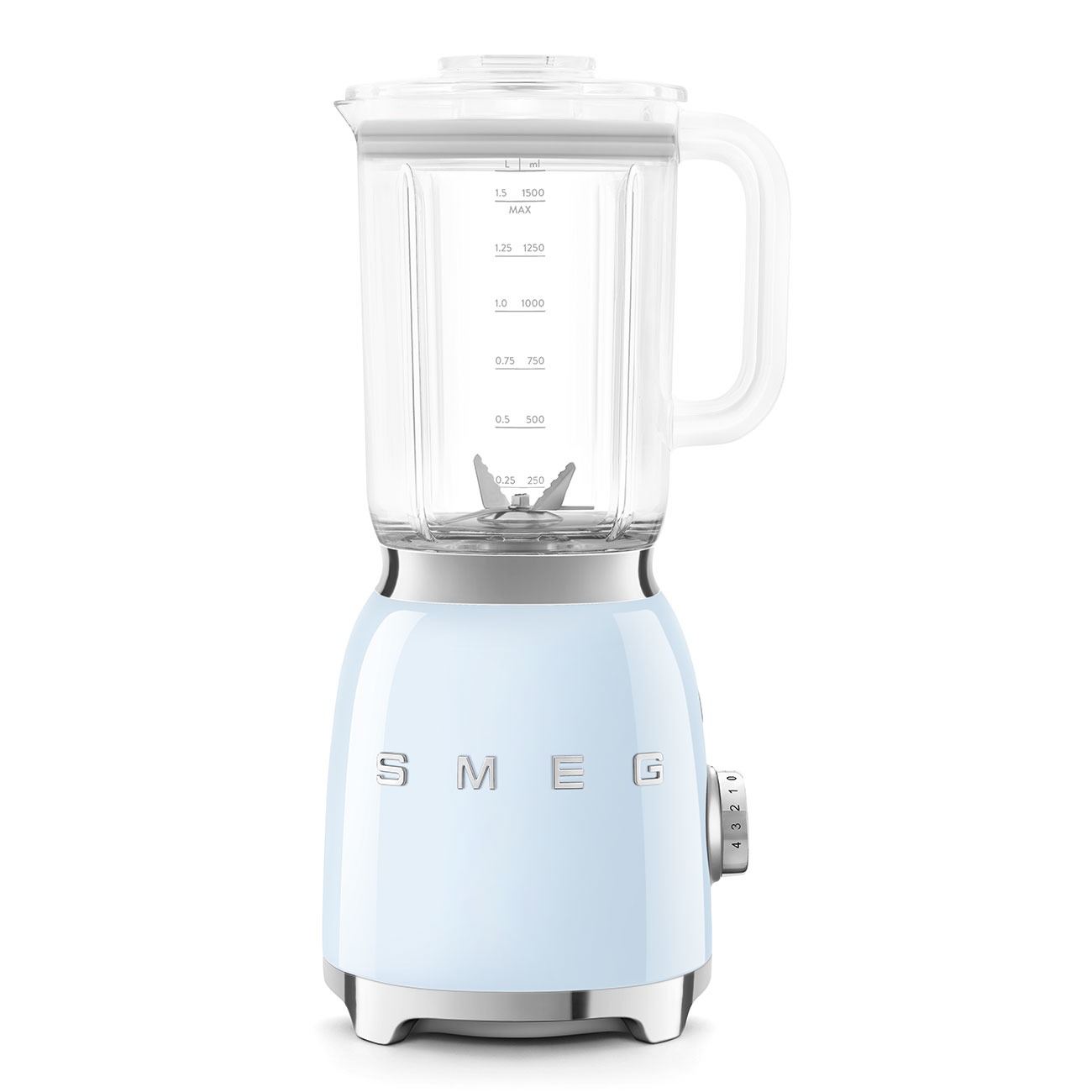 SMEG BLF03PBEU - Blender - Pastelblauw - 800W - 1,5L - Jaren '50 Stijl