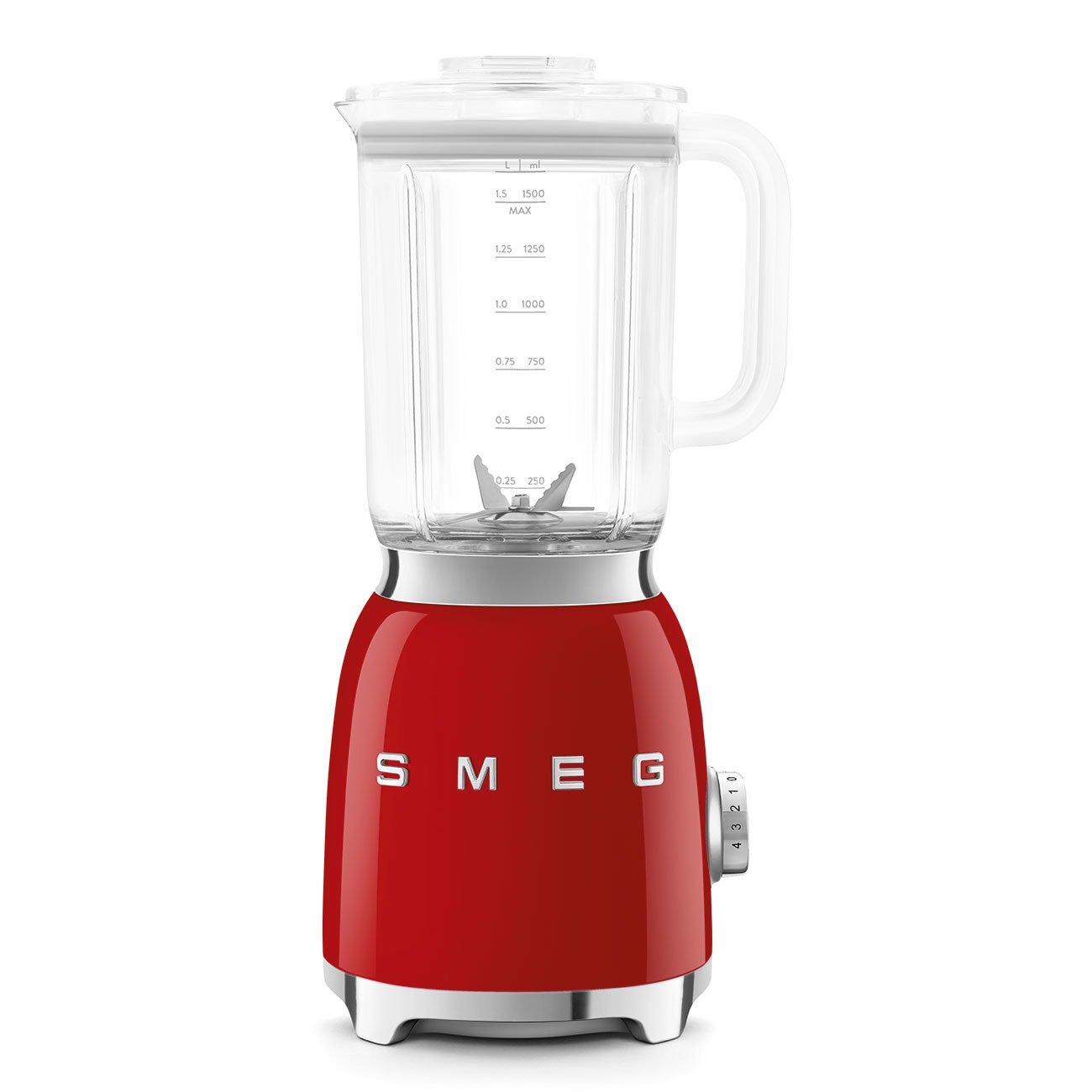 Smeg BLF03RDEU blender 1,5 l Blender voor op aanrecht 800 W Rood