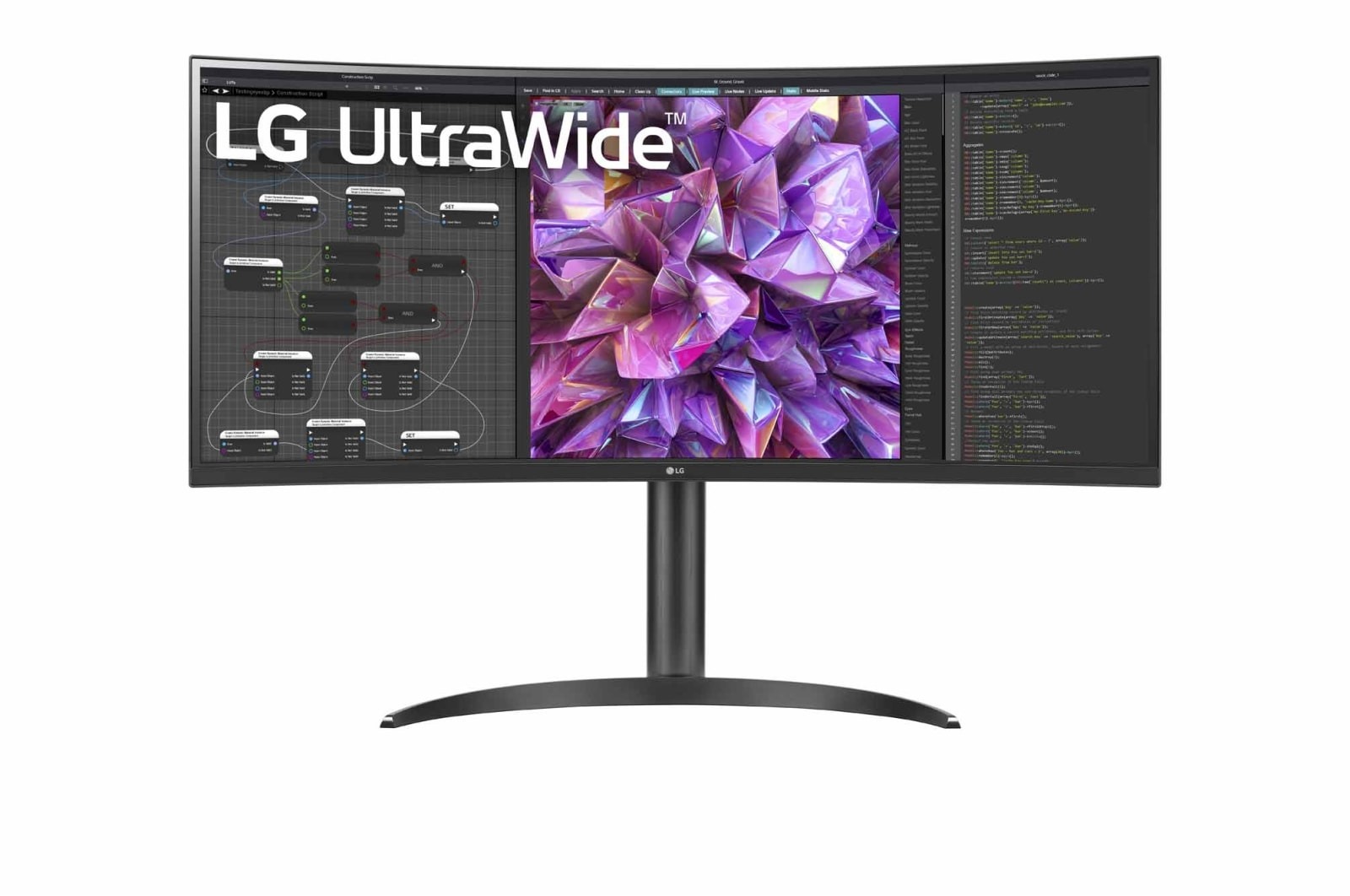 LG UltraWide 34WQ75C-B Monitor Zwart