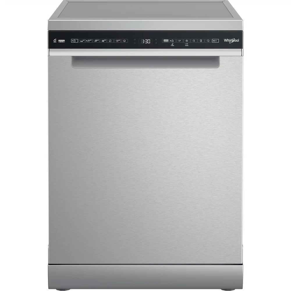 Whirlpool W7F HS41 X Vrijstaande vaatwasser Rvs