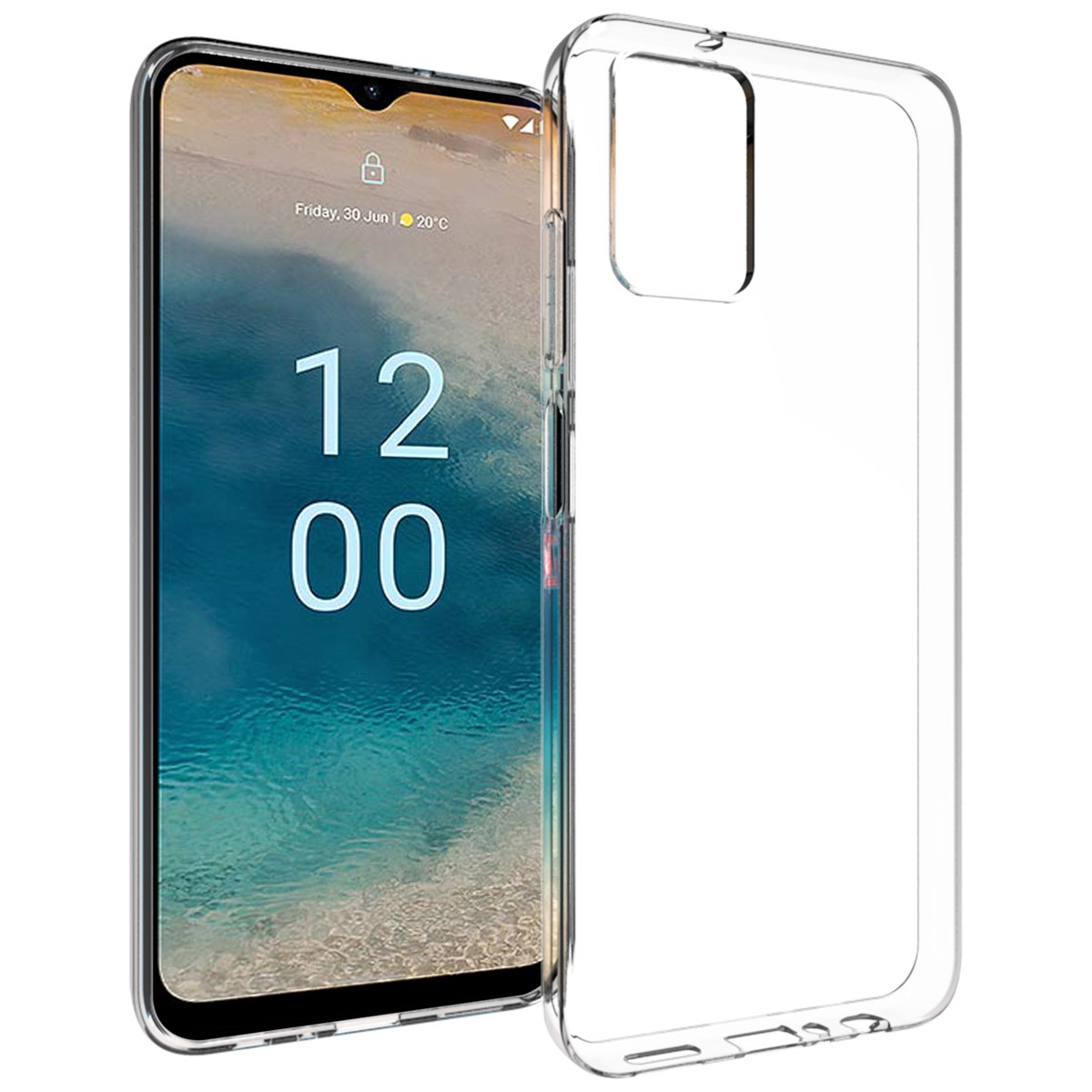 Accezz Clear Backcover Nokia G22 Telefoonhoesje Transparant