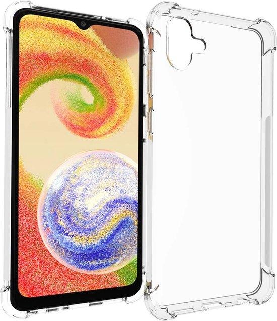 Accezz Clear Backcover Samsung Galaxy A04 hoesje - Transparant
