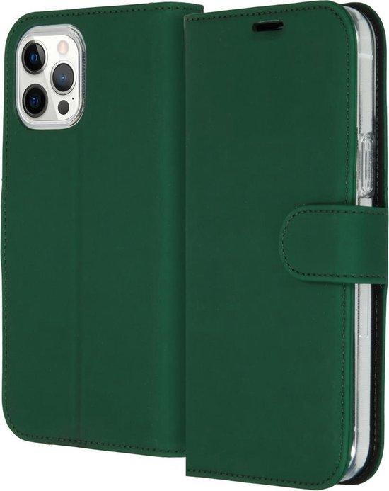 ACCEZZ Booklet Wallet iPhone 12 Pro Max Groen