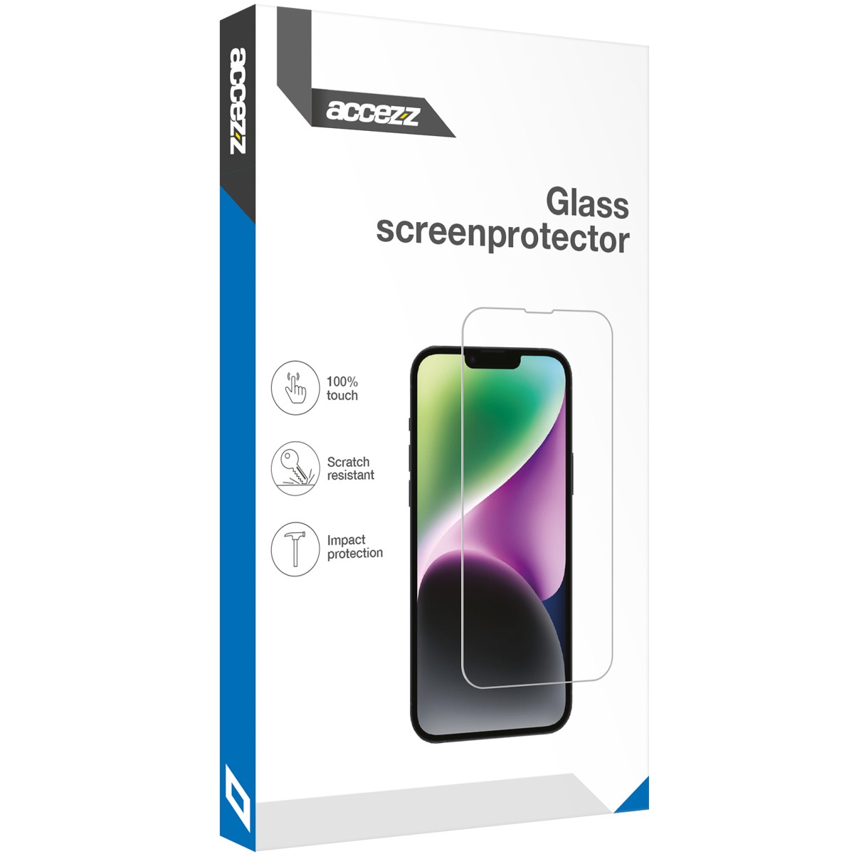 Accezz Gehard Glas Screenprotector iPhone 12 (Pro)-11-Xr Smartphone screenprotector Transparant