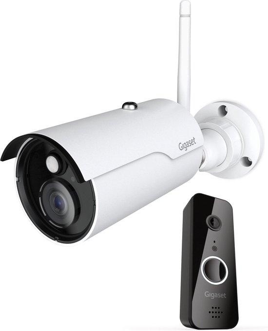 Gigaset Beveiligings Camera combi - Outdoor camera + Video deurbel - Ultieme camera beveilig voor uw huis - houd uw voordeur met de deurbel en rondom uw huis met de outdoor camera