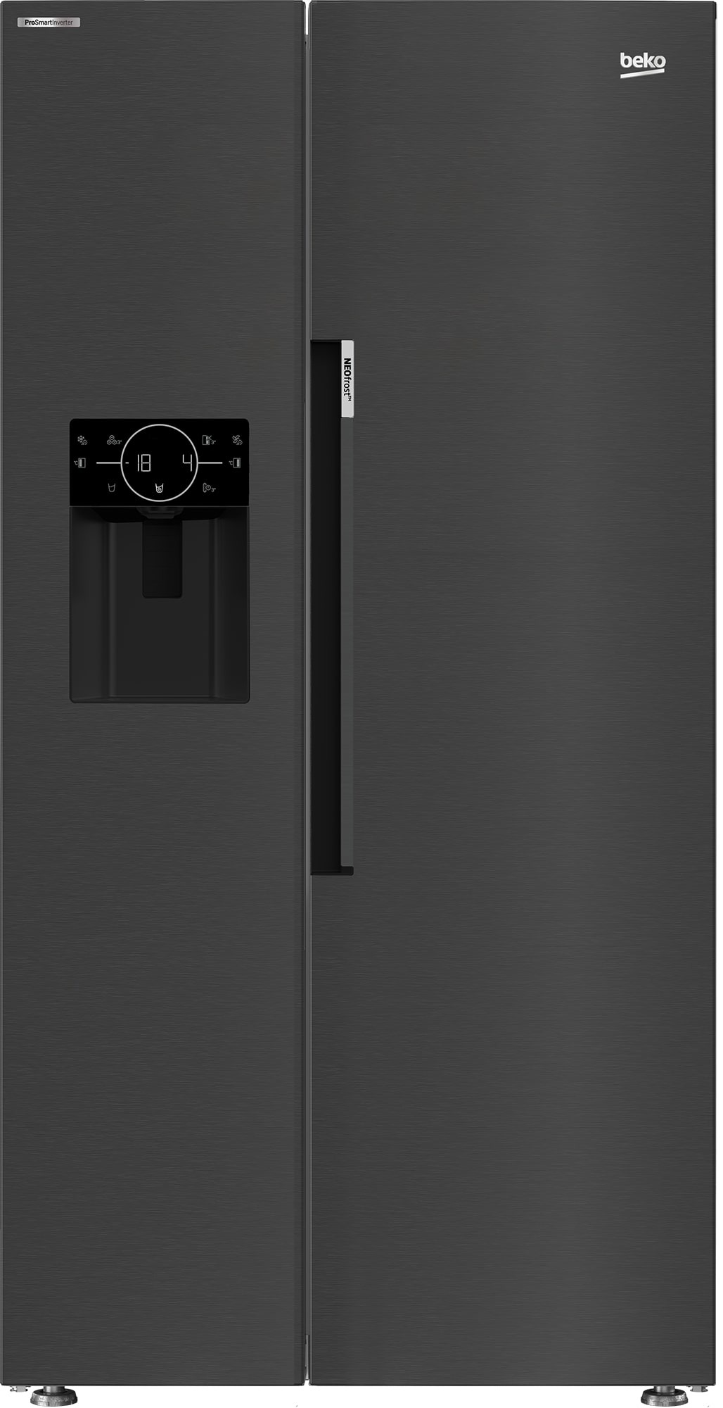 Beko B7RGNE665ZDS Amerikaanse koelkast