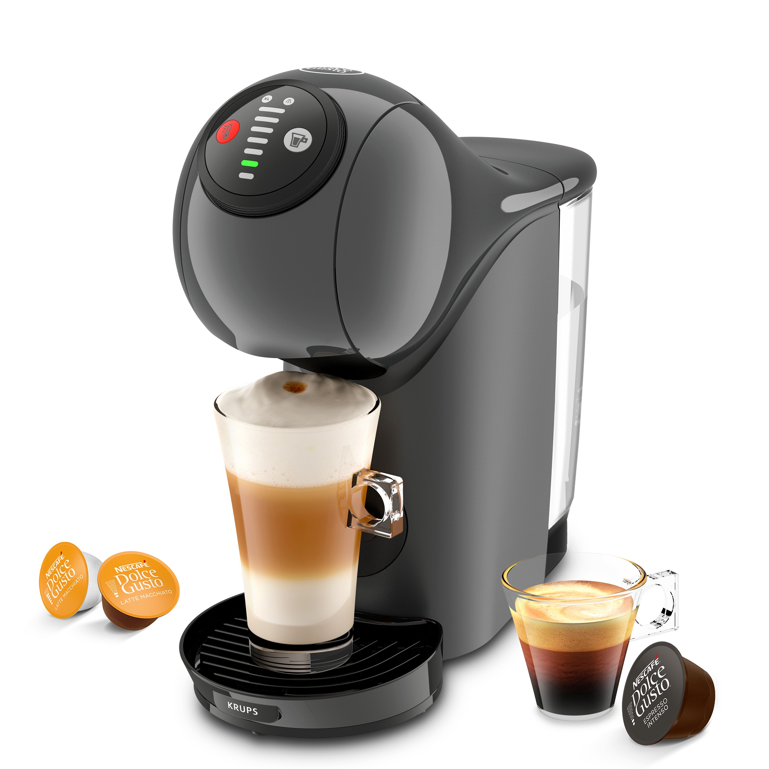 Krups KP243B NESCAFÉ Dolce Gusto GENIO S Basic Espresso apparaat Antraciet