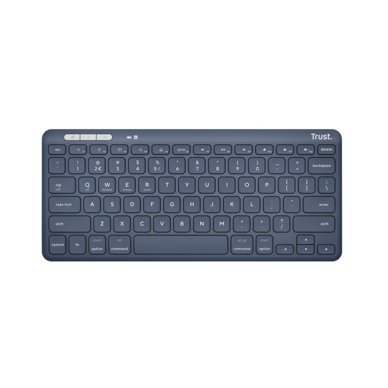Trust Lycra Compact draadloos toetsenbord Toetsenbord Blauw