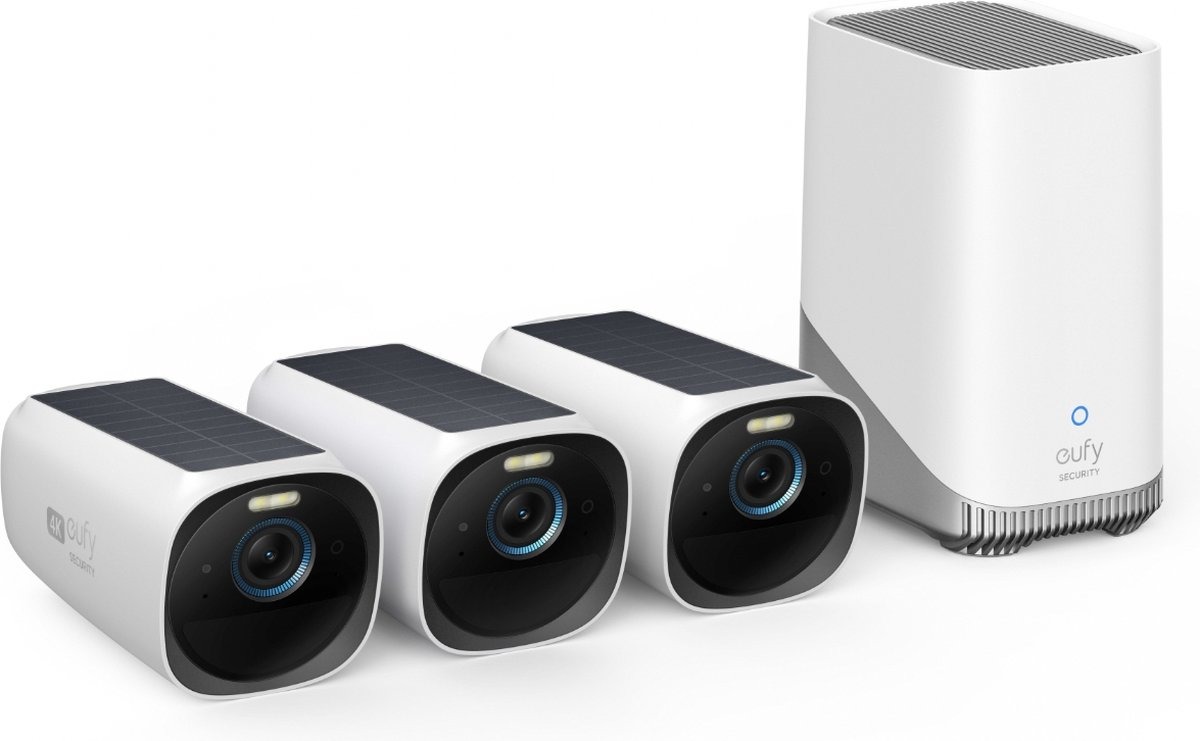 Anker EufyCam 3 3+1 Kit B2C EU-ES-FR-ES Iteration 1 IP-camera Zwart