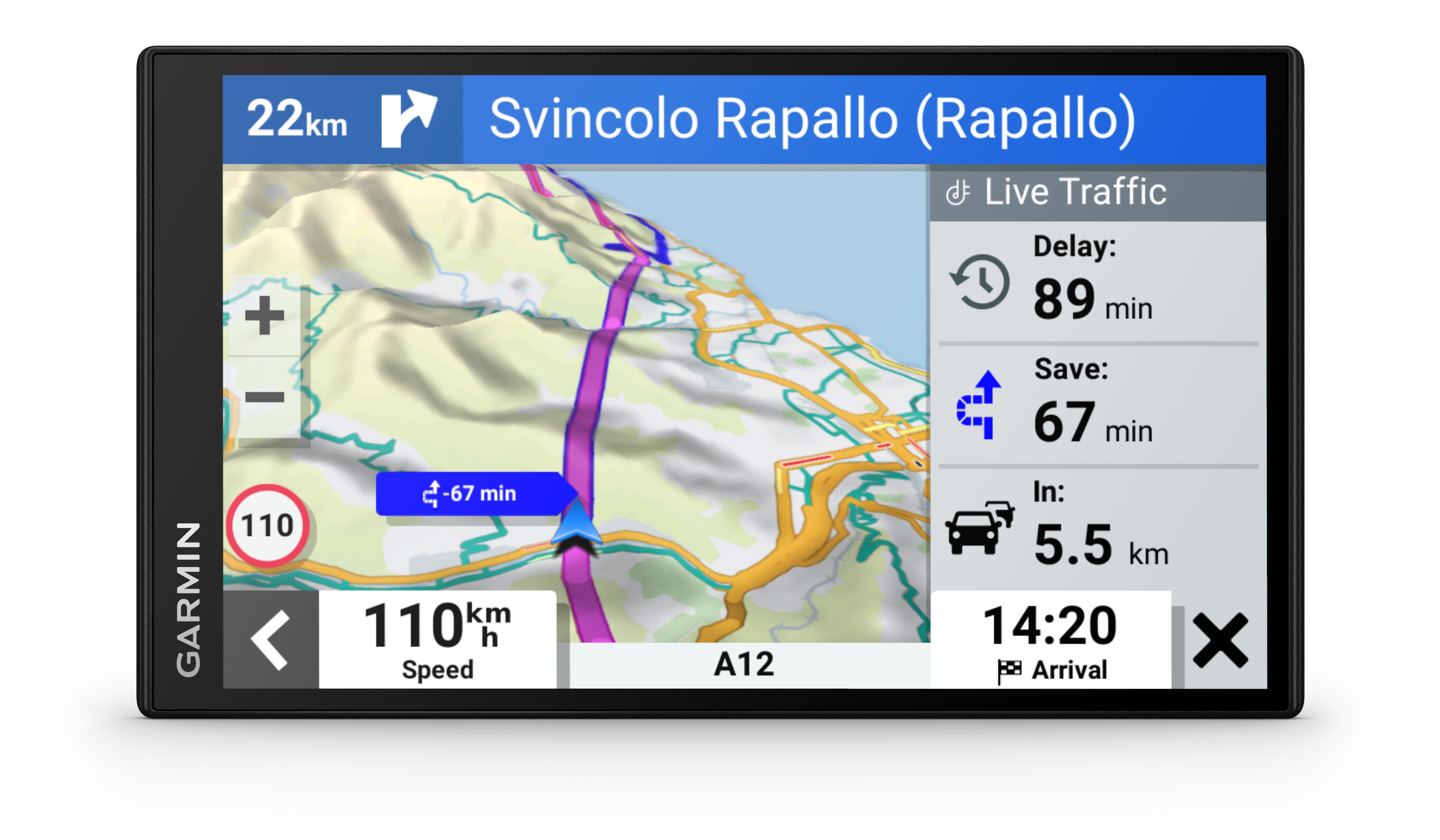 Garmin DRIVESMART™ 76 MT-S EU Navigatiesysteem 17.8 cm 7 inch Europa