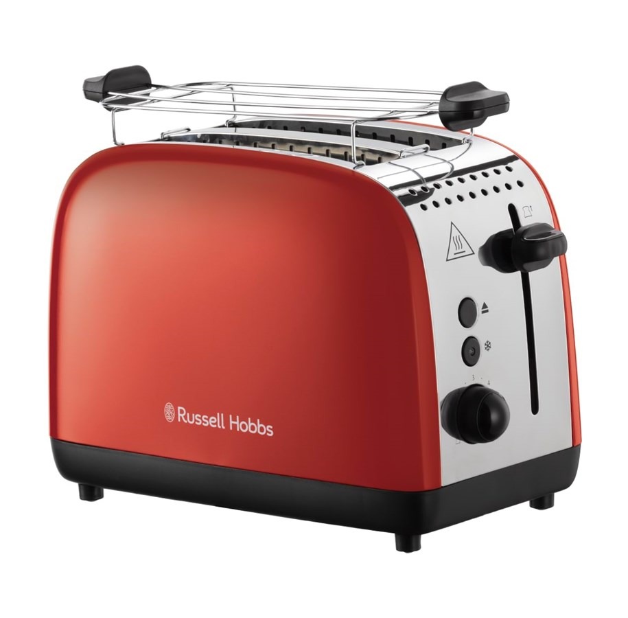 Russell Hobbs Colours Plus 2s Broodrooster Rood