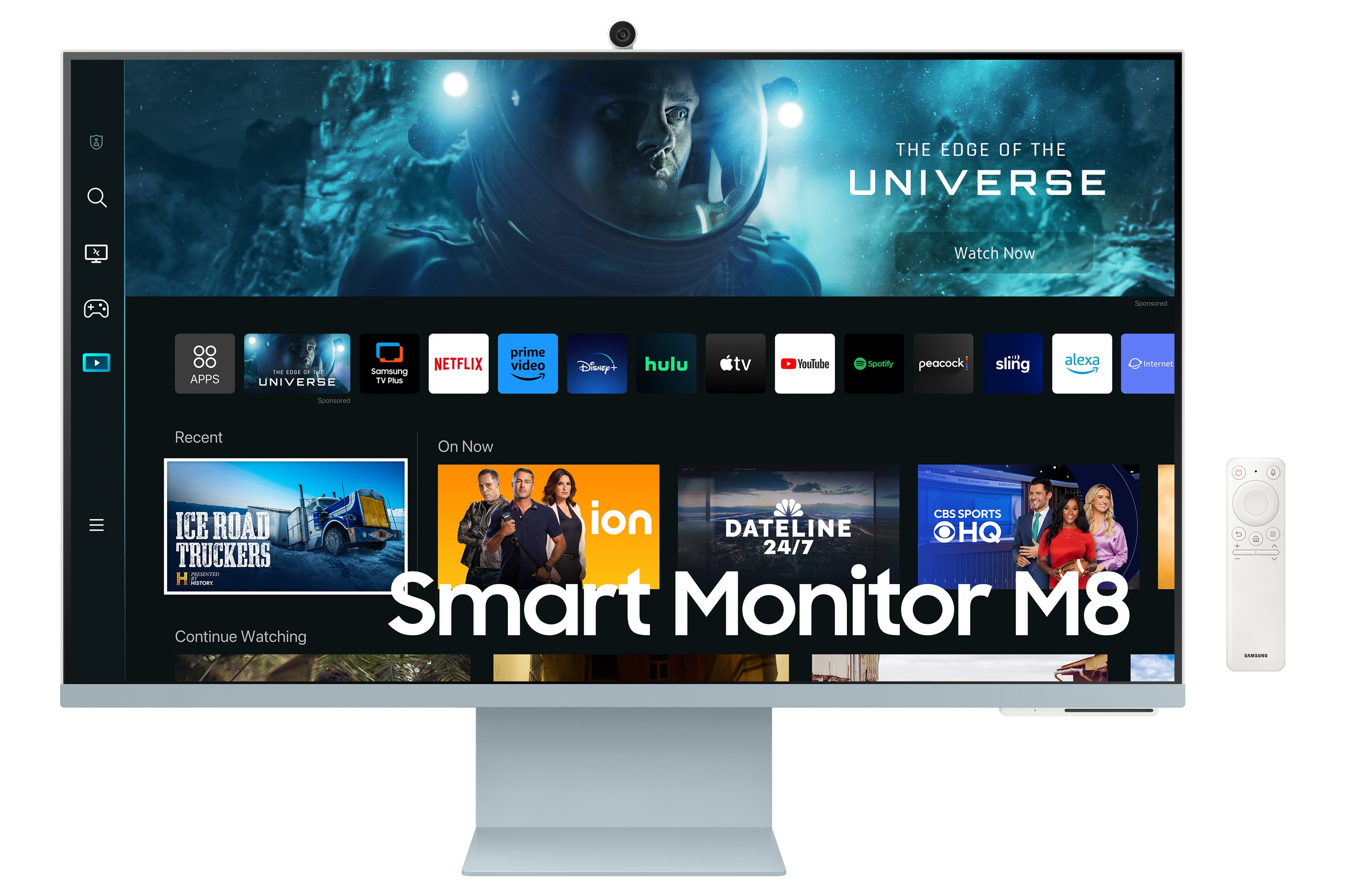 Samsung Smart Monitor M8 LS32CM80BUUXEN Monitor Blauw