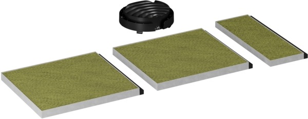 Siemens LZ11BKV16 Afzuigkap accessoire Zwart