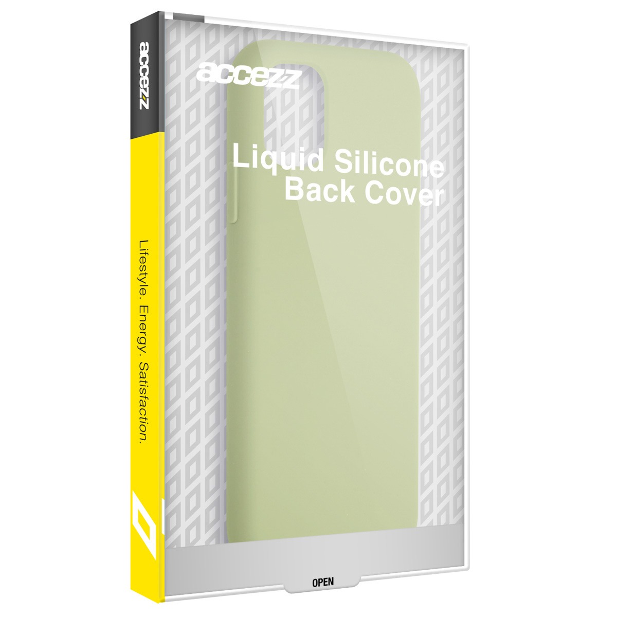 iPhone 15 Pro Max Hoesje Siliconen - Accezz Liquid Silicone Backcover - Groen