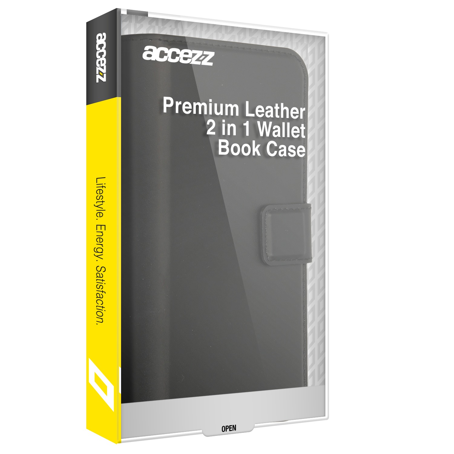 iPhone 15 Pro Hoesje Met Pasjeshouder - Accezz Premium Leather 2 in 1 Wallet Bookcase - Zwart