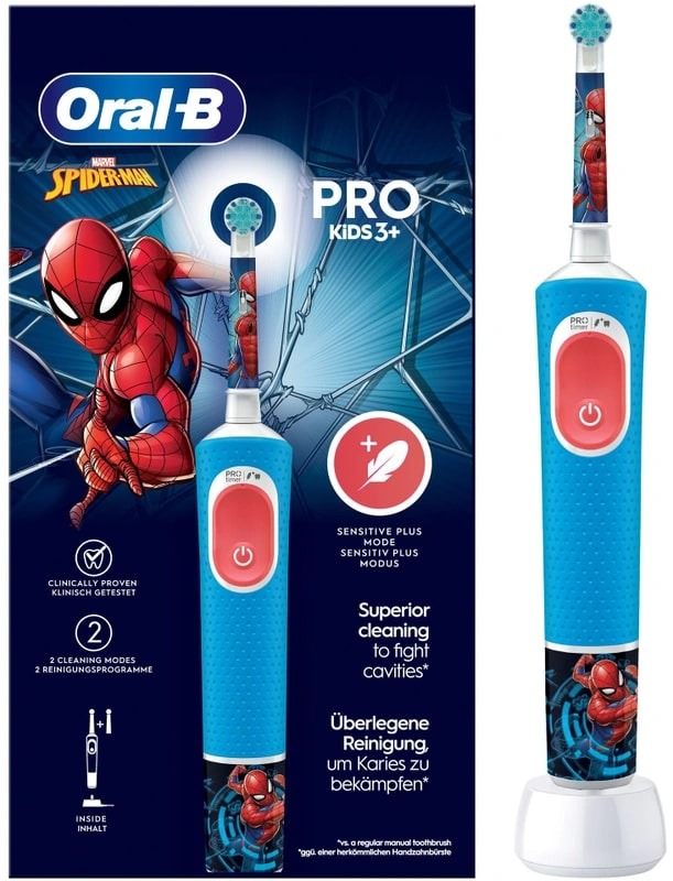 Oral-B Pro Kids - Spider-Man - Elektrische Tandenborstel - Ontworpen Door Braun