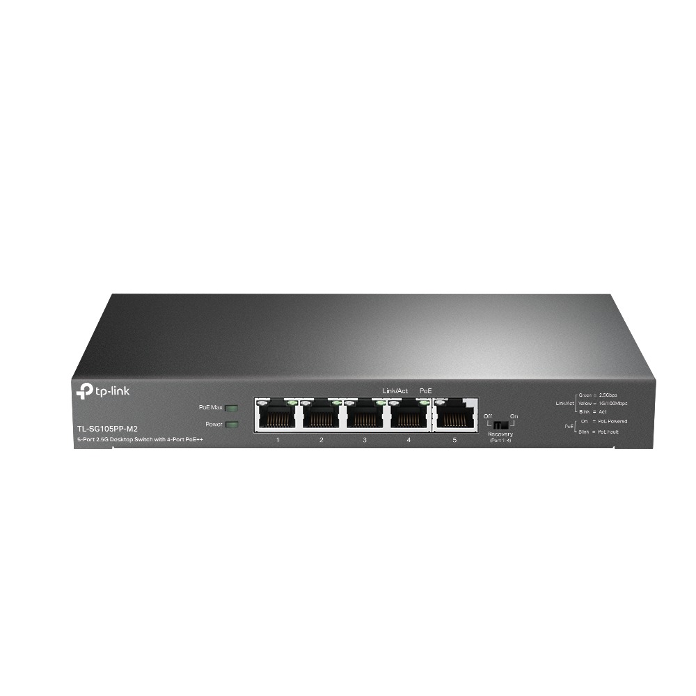 TP-Link TL-SG105PP-M2 Switch Zwart