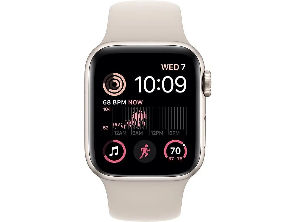 Op WoonWinkelCentrum: Alles voor de inrichting van uw woning is alles over telefoons te vinden: waaronder expert en specifiek Apple Watch SE (2022) 40mm Starlight Aluminium Sportband S/M Smartwatch (Apple-Watch-SE-2022-40mm-Starlight-Aluminium-Sportband-SM-Smartwatch372631112)