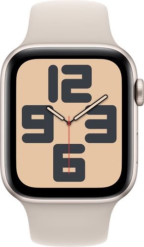 Apple Watch SE (2022) 4G 44mm Starlight Aluminium Sportband S-M Smartwatch