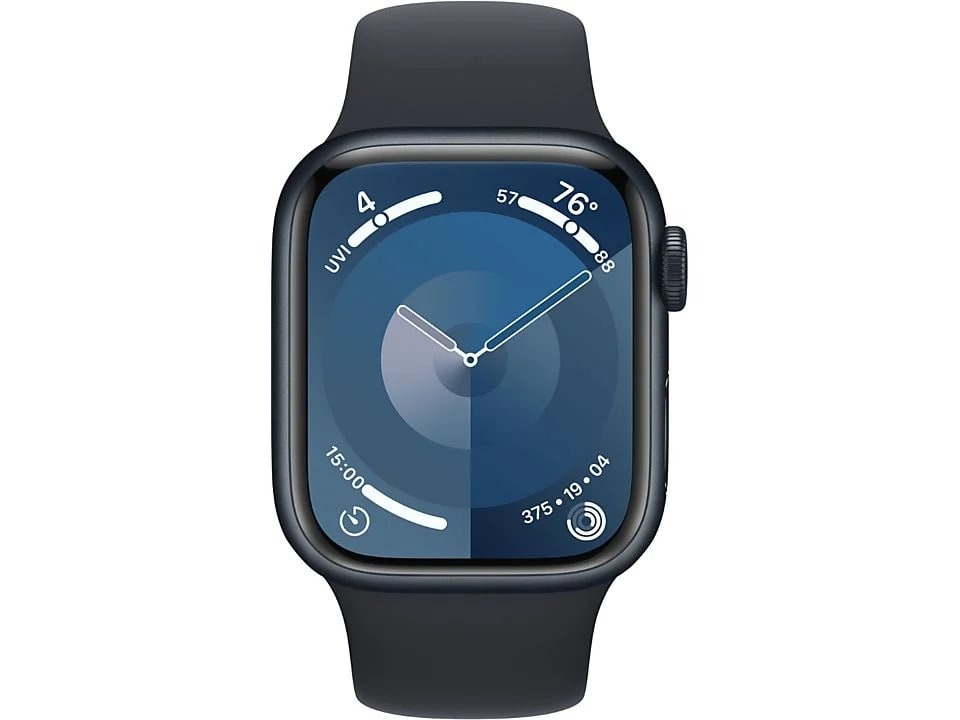 Apple Watch Series 9 41mm Midnight Aluminium Sportband M-L Smartwatch