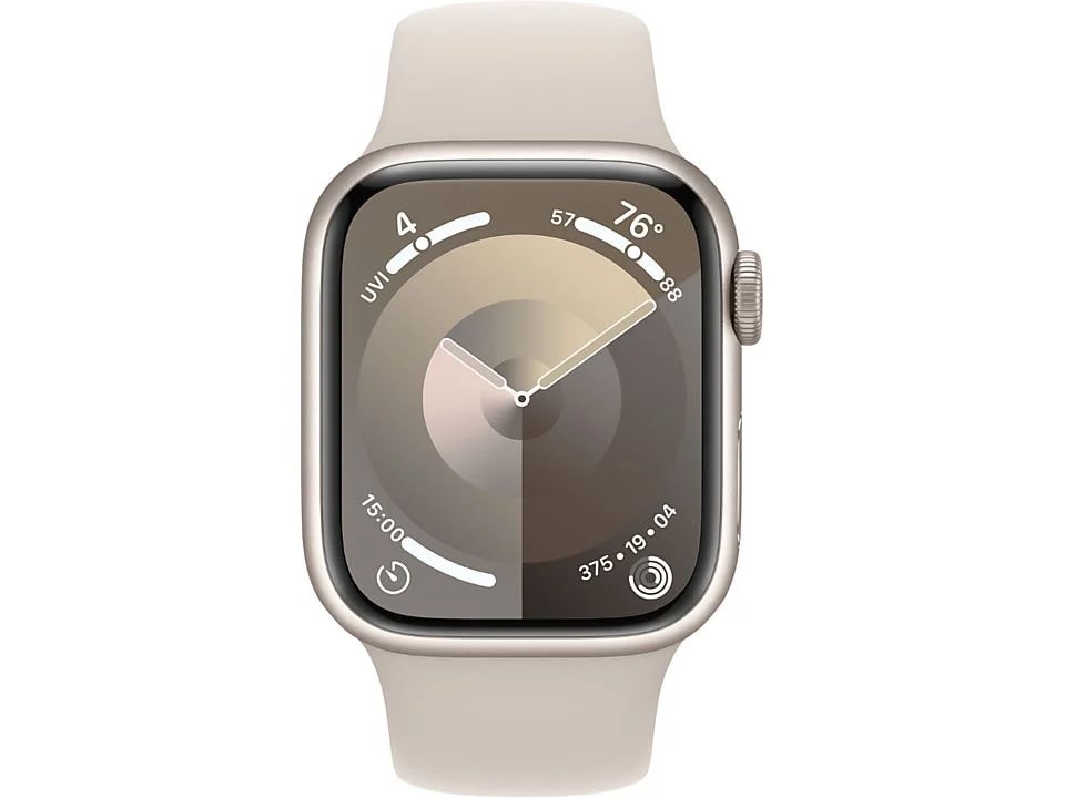 Apple Watch Series 9 41mm Starlight Aluminium Sportband S-M Smartwatch