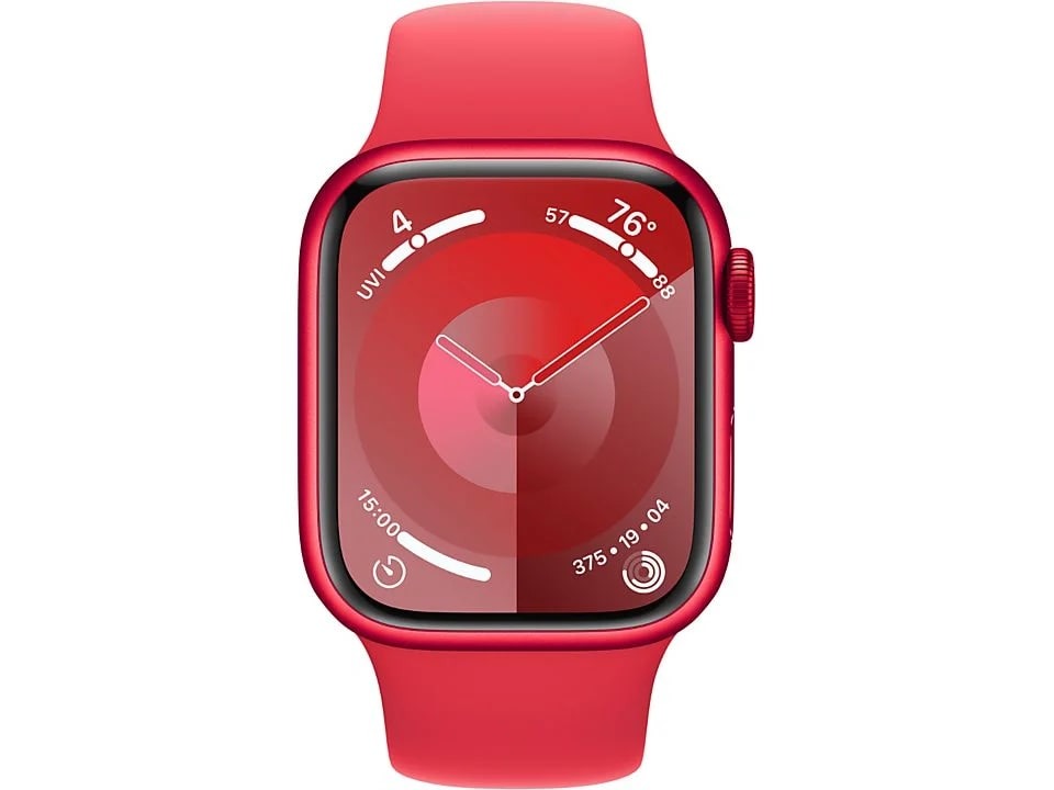 Apple Watch Series 9 41mm (PRODUCT)RED Aluminium Sportband S-M Smartwatch Rood