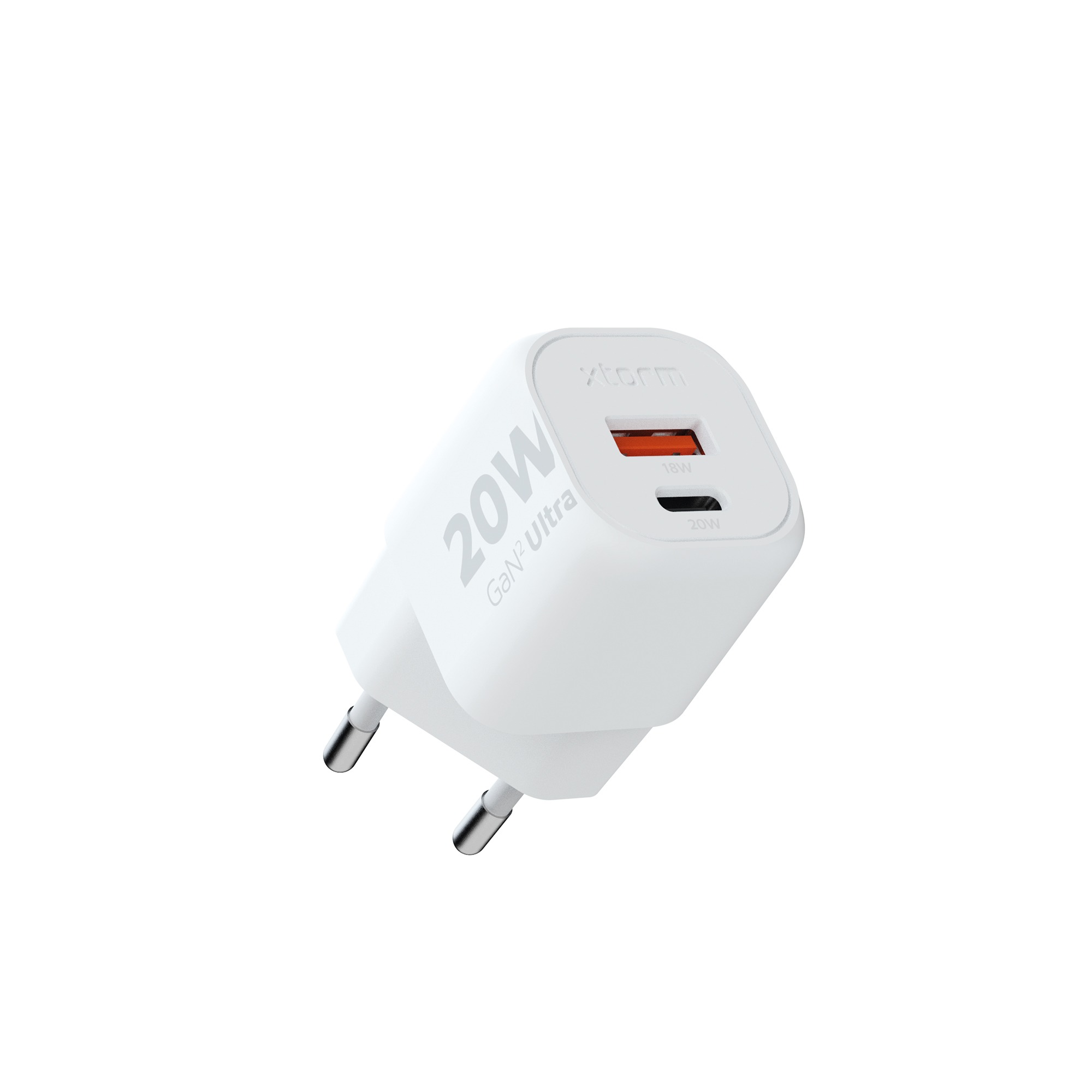 Xtorm GaN2-Ultra Charger 20W 1xUSB-C USB-A Oplader Wit