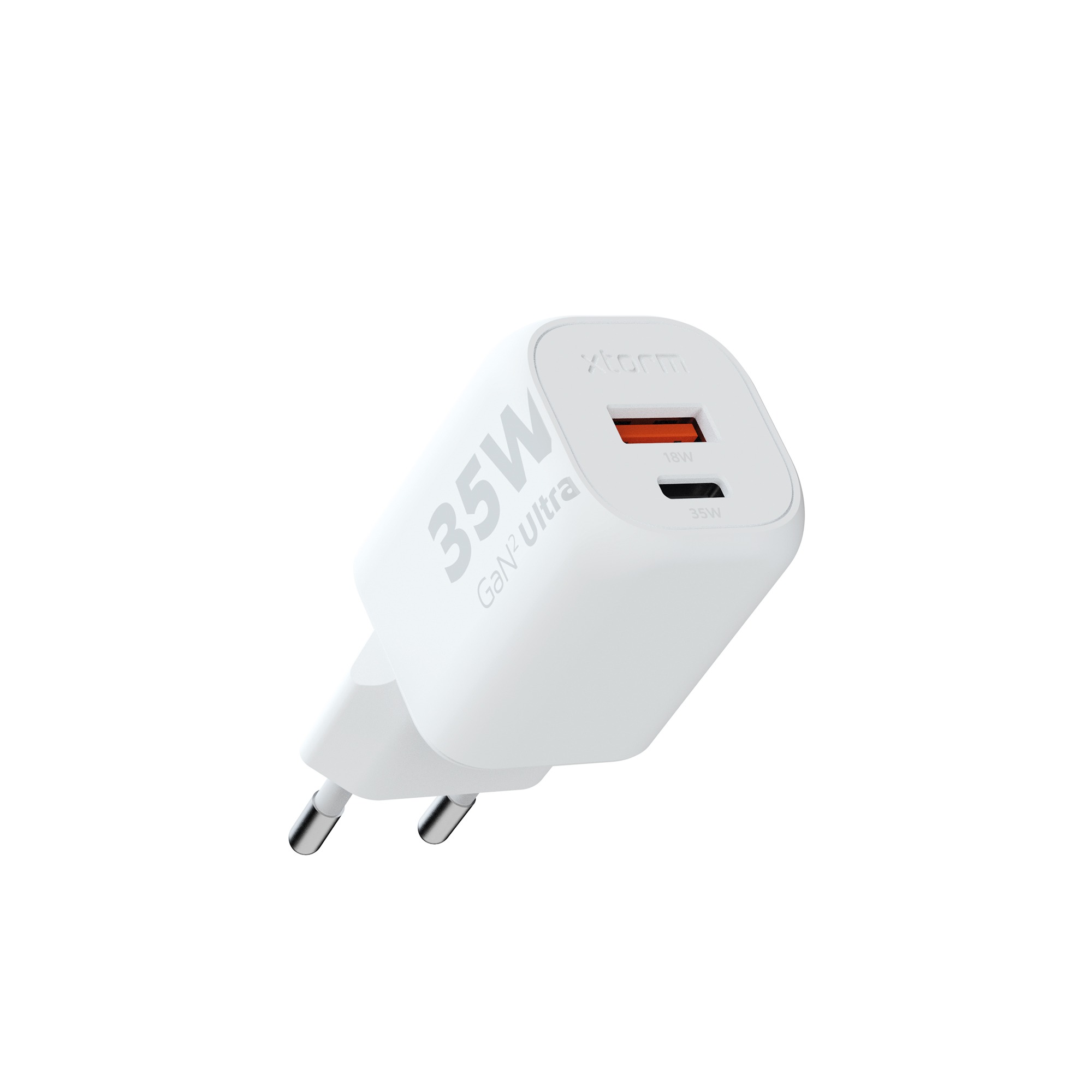Xtorm GaN2-Ultra Charger 35W 1xUSB-C USB-A Oplader Wit