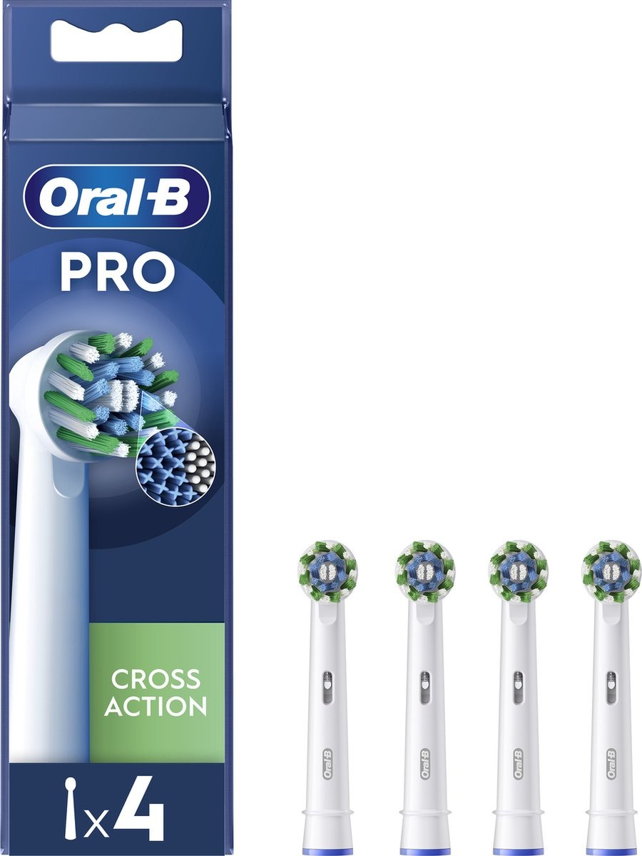 Oral-B Opzetborstels Cross Action 4 stuks