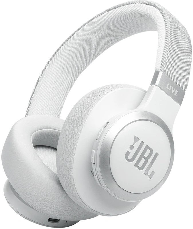 JBL LIVE 770NC Hoofdtelefoon Wit