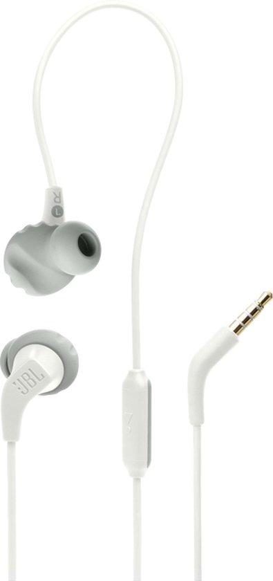 JBL Endurance Run 2 - In-ear sport oordopjes - Wit