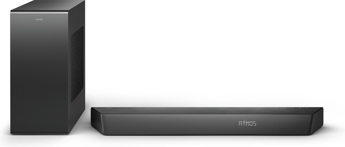 Philips TAB7807 - Soundbar 3.1 met draadloze subwoofer - Zwart