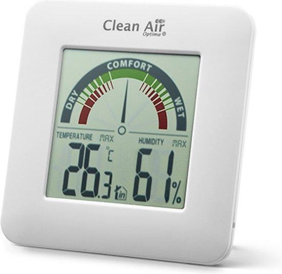 Hygrometer en thermometer HT-01W van Clean Air Optima