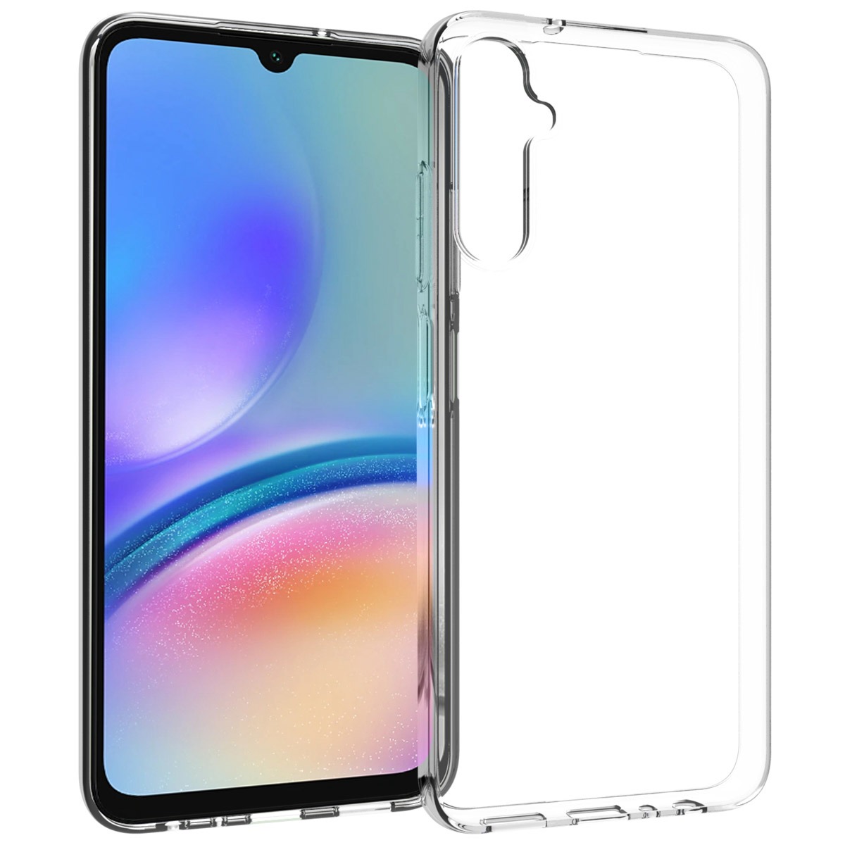 Accezz Clear Backcover Samsung Galaxy A05s Telefoonhoesje Transparant