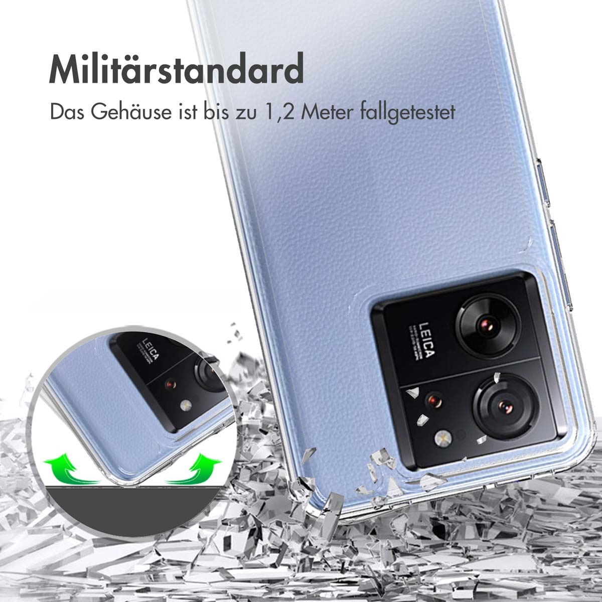 Xiaomi 13T Pro / 13T Hoesje - Accezz Xtreme Impact Backcover 2.0 - Transparant