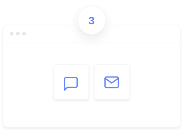 Invite buttons to chat or email your ShareScreen link