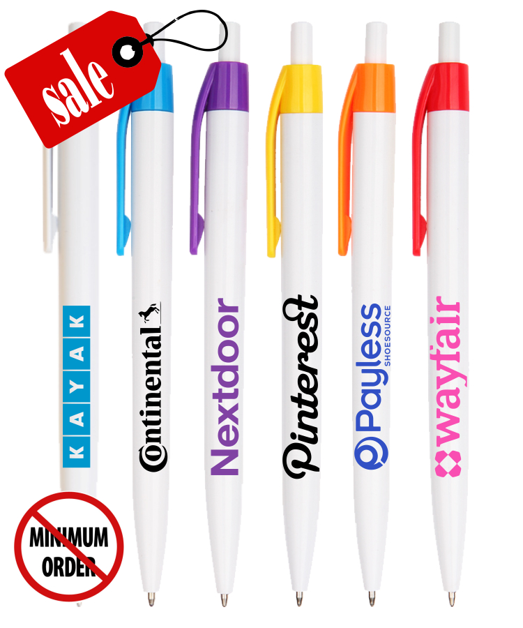 Union Printed - Click-Stick Promo Pen with 1-Color Print - No Minimum
