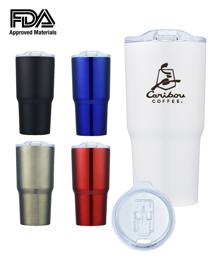 20oz Double Wall Stainless Steel Tumbler Vacuum Insulated. Metal Coated.