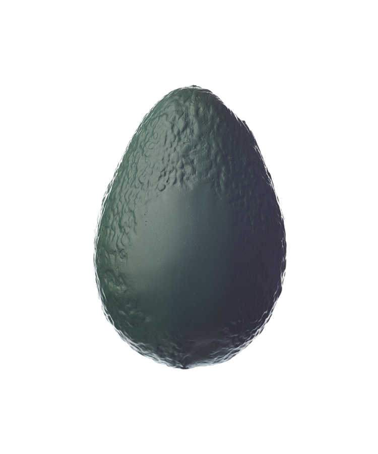 Union Printed - Avocado Shaped Stress Balls with 1-Color Logo — Green