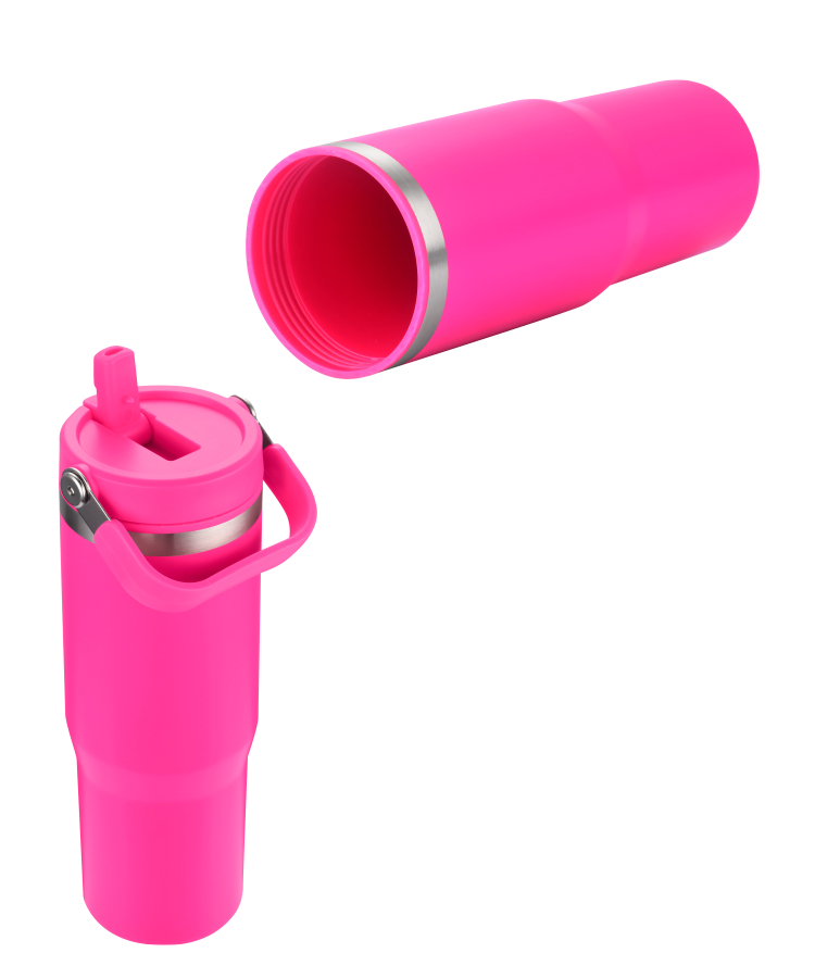 Union Printed - 30 Oz. Double Wall Tumbler w/  Carrier Handle - Full Color