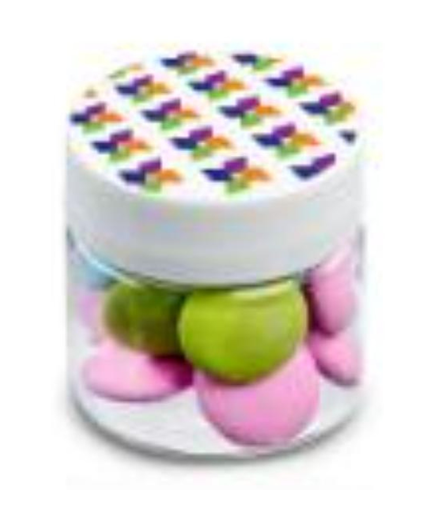 Union Printed - 1/2 oz jar of mint chocolate lentils with a full color imprint on the lid
