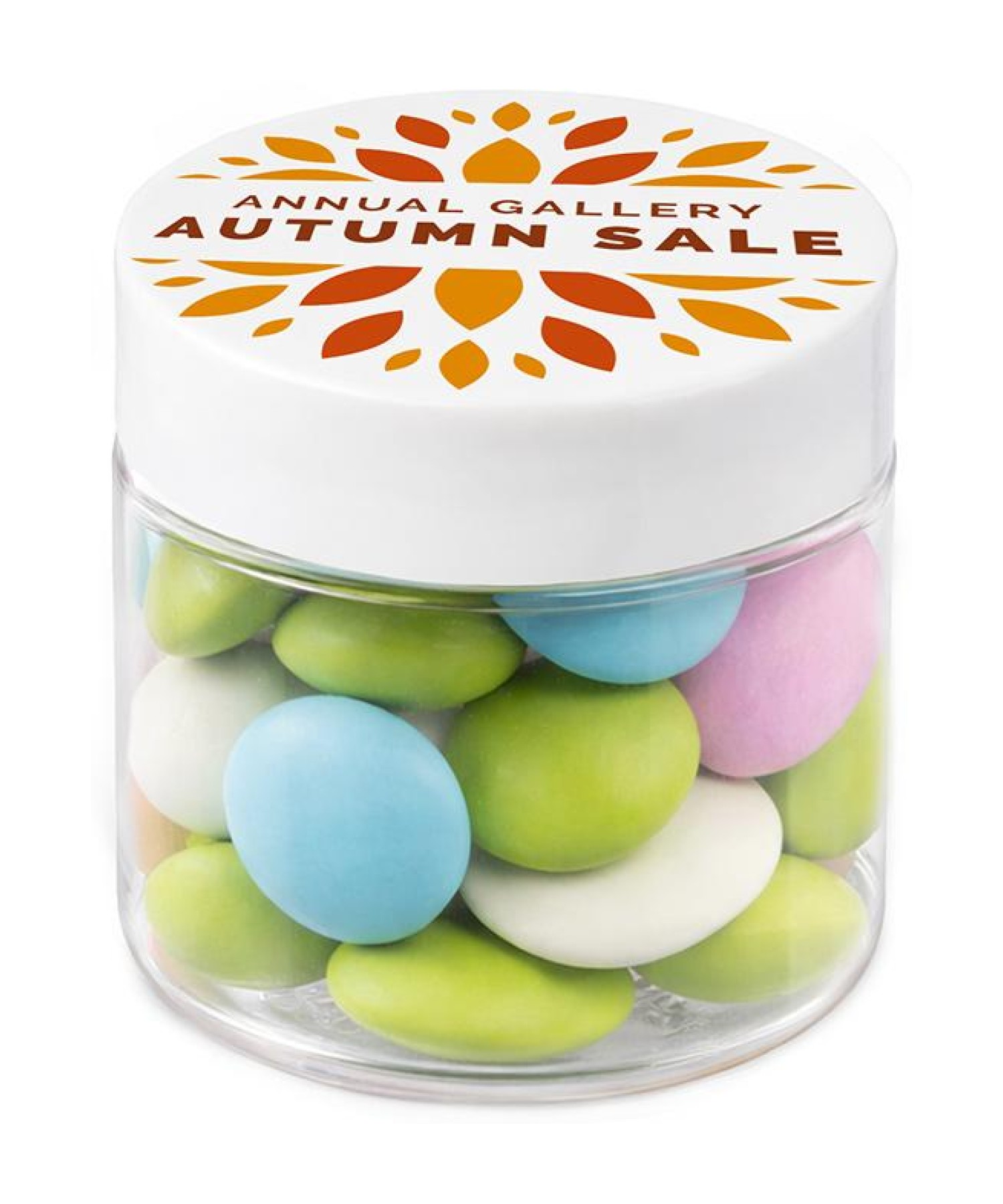 Union Printed - 1 oz jar of mint lentils with a full color imprint on the lid
