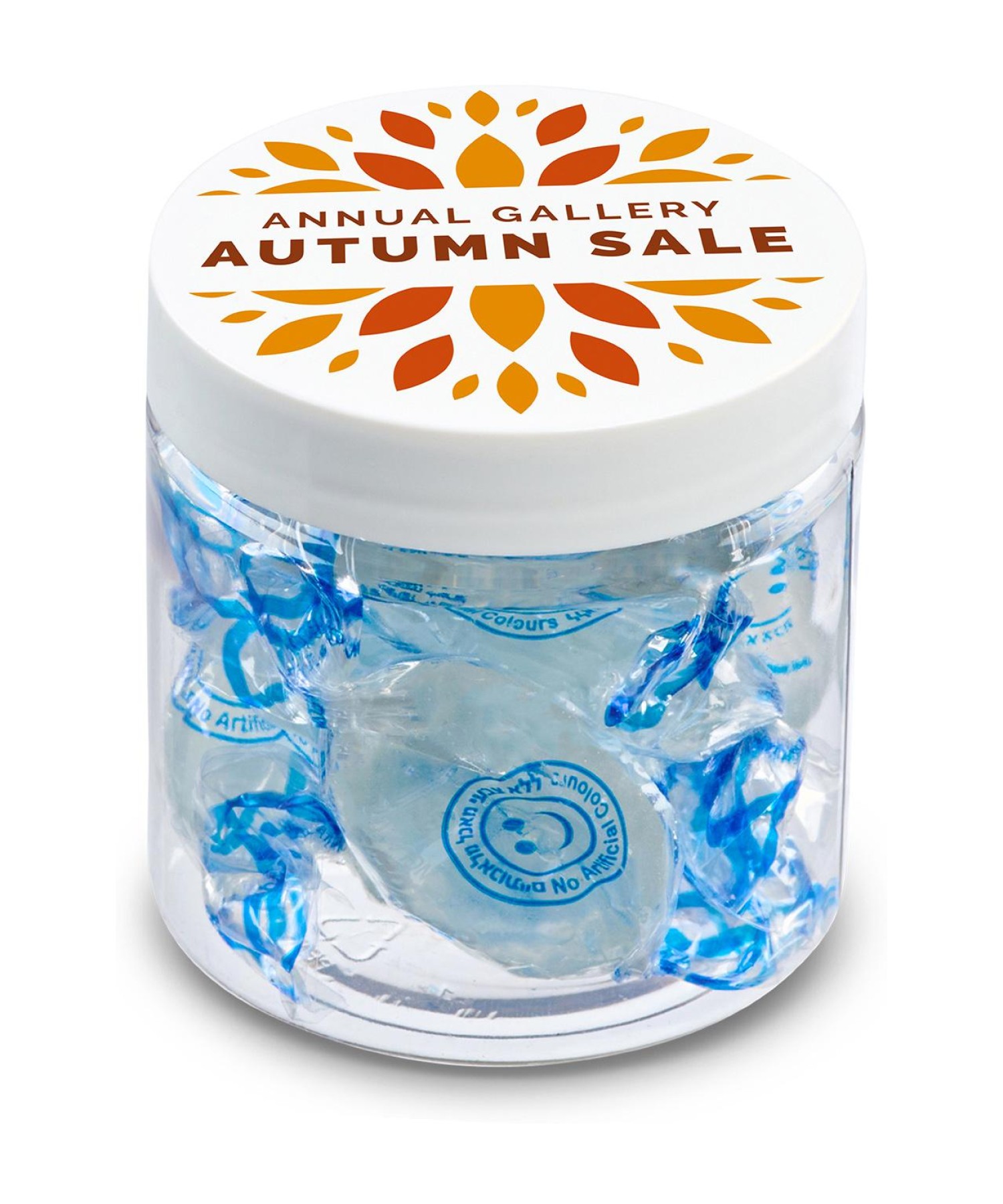 Union Printed - 4 oz jar of Matlow's mint candy with a full color imprint on the lid